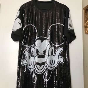 Mickey Mouse sequins Shirt/Dress